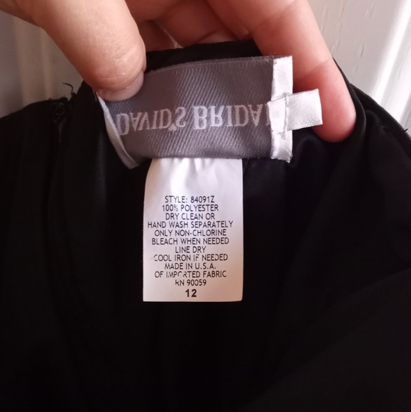 NWT Strapless David's Bridal Dress - Picture 5 of 6